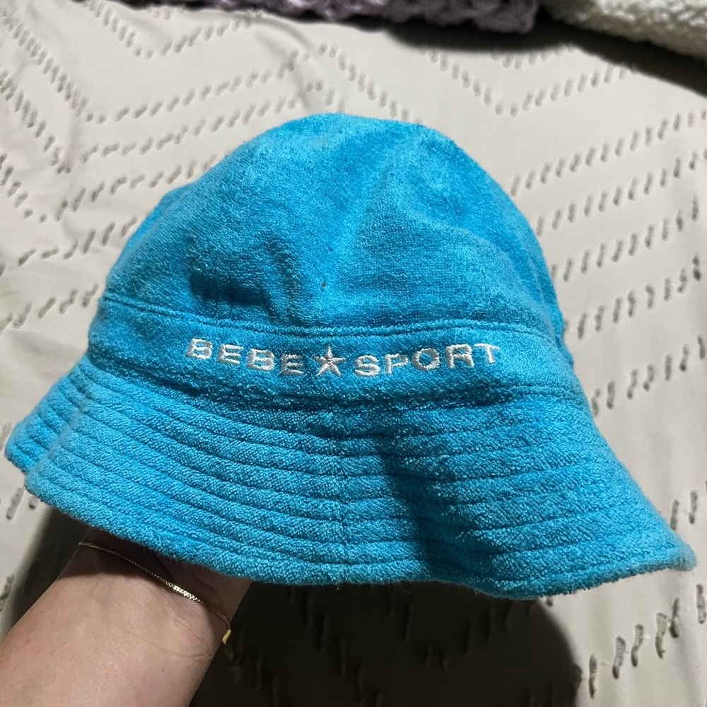 Y2K Bebe Sport Blue Bucket Hat